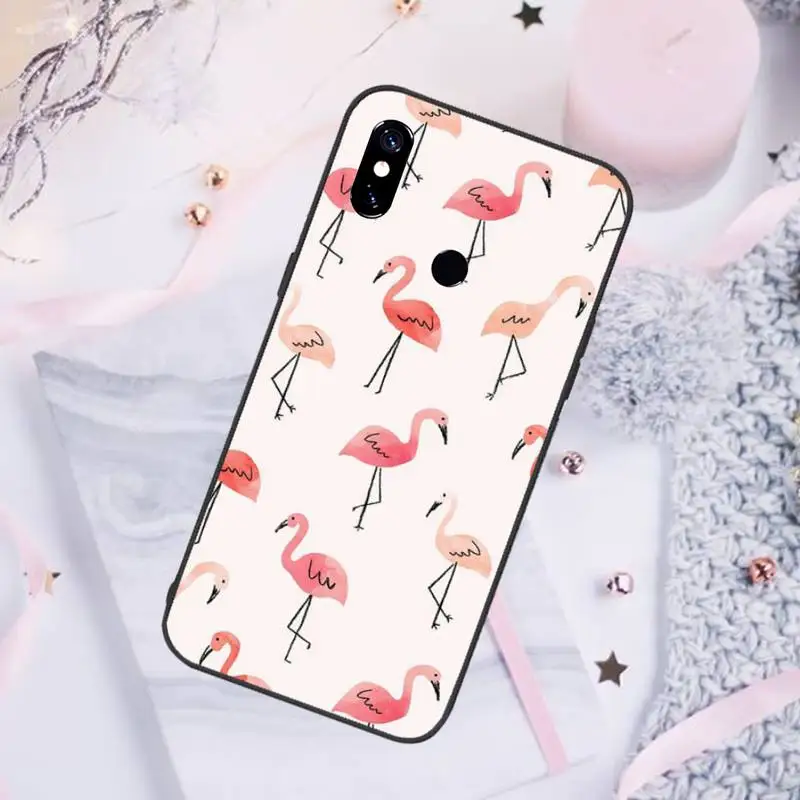 

Animal Flamingo Phone Case For Xiaomi Redmi note 7 8 9 pro 8T 9S Mi Note 10 Lite pro