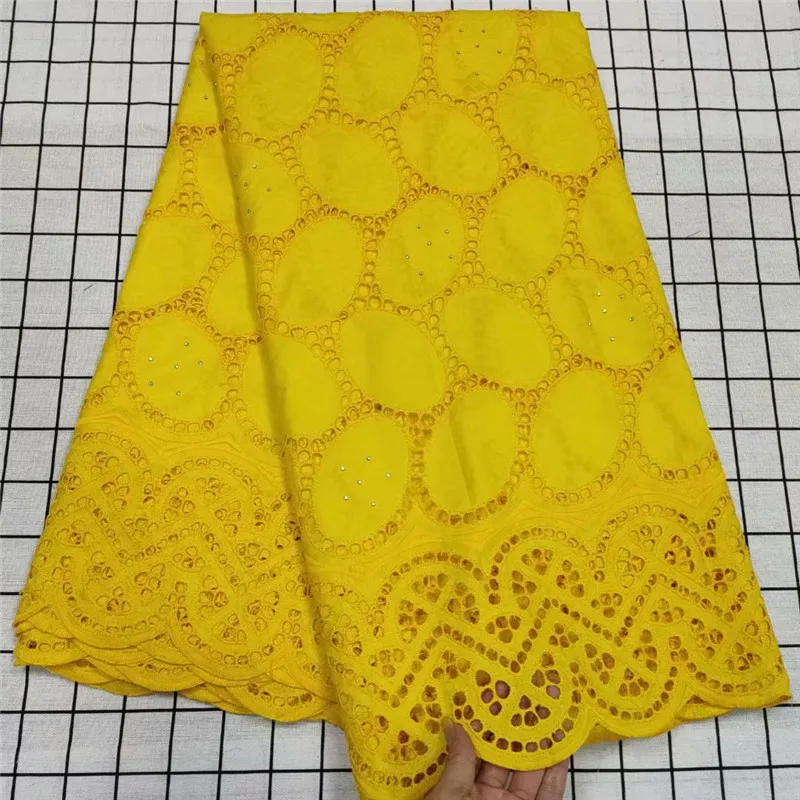 

FASHION style eyelet nigerian hollow out bazin riche lace fabric for women party dress sewing TY9102