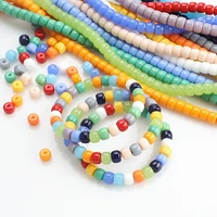 4x6mm6x8mm drum shape glass bead colorful spacer bead loose bead diy jewelry making woman bracelet necklace