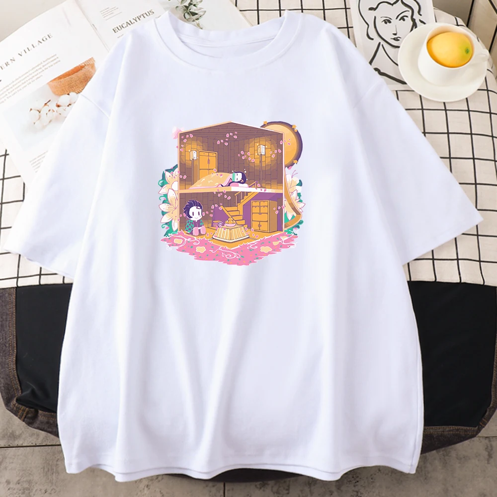 Футболка мужская с романтическим принтом стильная повседневная модная рубашка