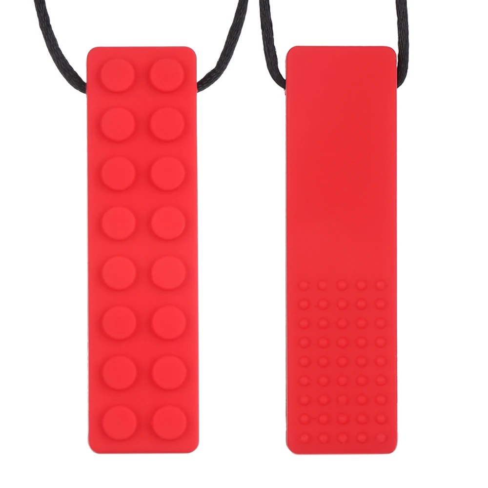 1 шт. Детские Силиконовые строительные блоки безопасный Прорезыватель для зубов