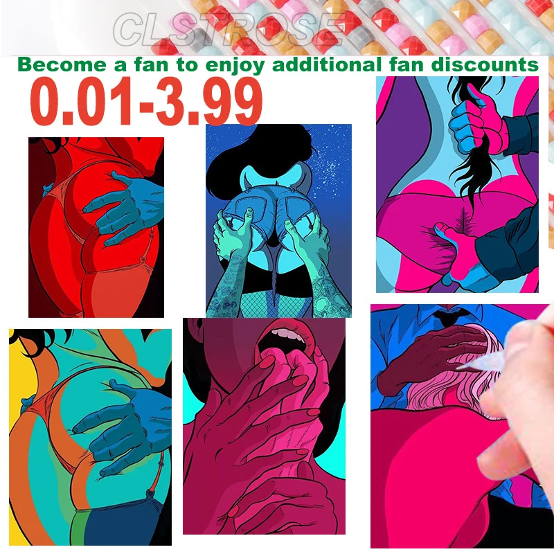 

Figure Diamond Painting 5D Diy Art Square Round Mosaic Set Cross Stitch Embroidery Home Decoration