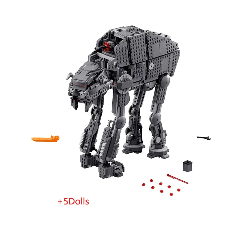 

1267pcs Star Wars AT-AT Building Blocks 10908 Imperial Walker bricks All Terrain Armored Transport Toys 99920