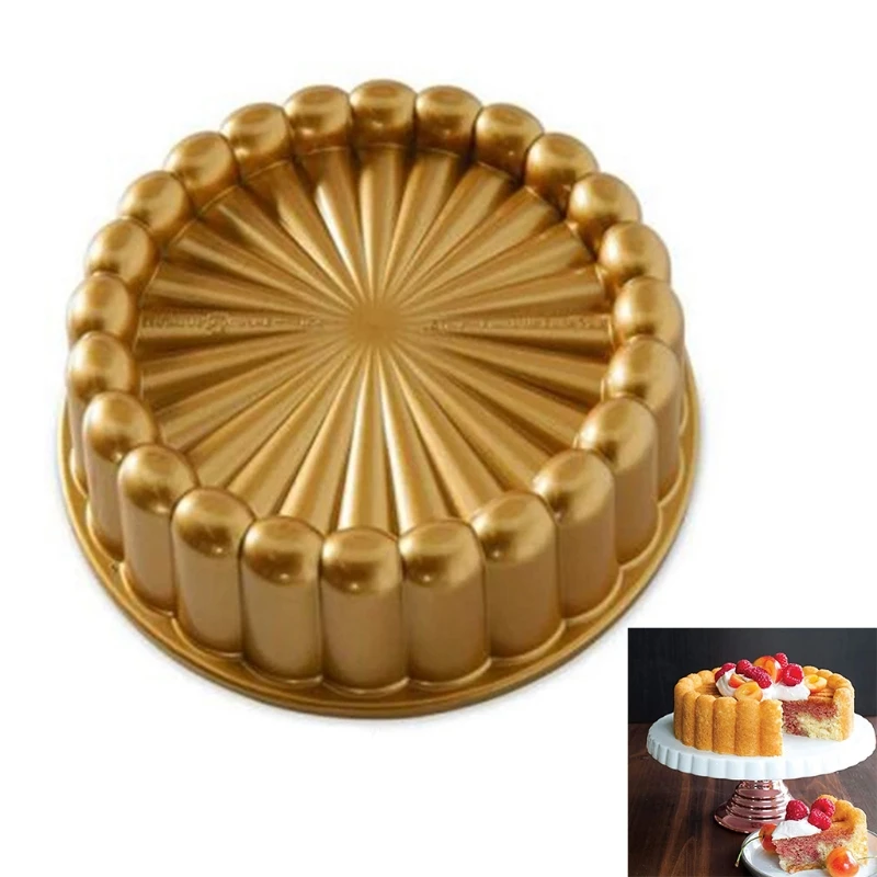 

Aluminum Alloy Die Round Cake Mold Cake Template Baking Dish Baking Mould Pan Pa N1HA