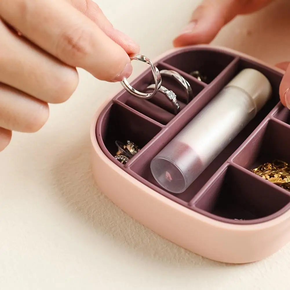 

Flexible Fashion Safe Keeping Jewelry Case Wear Resistant Jewelry Organizer Practical for Woman