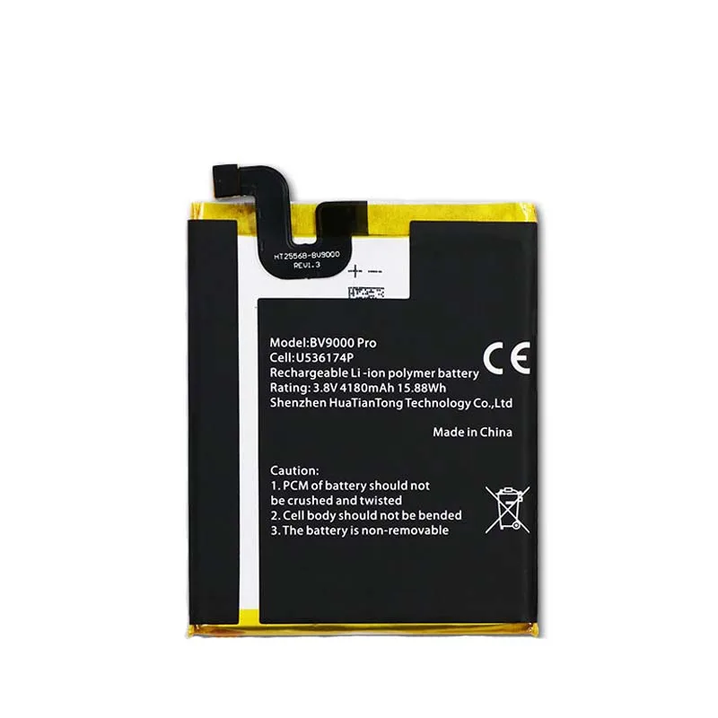 new 4180mah u536174p bv9000 replacement battery for blackview bv9000 pro bv9000pro original mobile phone free global shipping