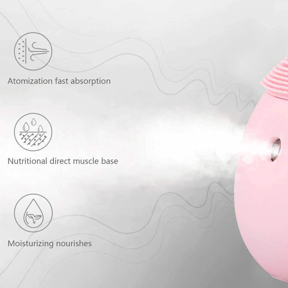 Электрическая щетка для очищения лица звуковая вибрация мини очиститель