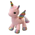 Популярная милая плюшевая игрушка Huggable Единорог мечта Радуга Высокое качество Розовая лошадь милая девочка домашний декор подушка для сна подарок для детей