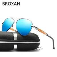 luxury polarized sunglasses men uv400 fashion oval male sun glasses vintage driving fishing eyeglasses