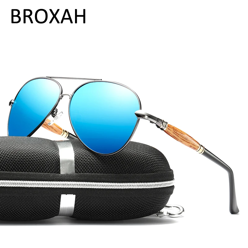 Очки солнцезащитные поляризационные для мужчин и женщин модные зеркальные