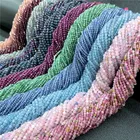 Высококачественные Натуральные маленькие граненые бусины 2 3 мм, изумруды, Чароит, Родохрозит, драгоценные камни, жестяные бусины для ожерелий, браслетов, сделай сам