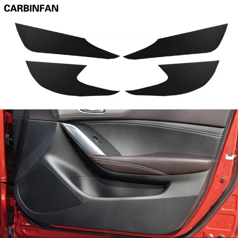 Автомобильный Стайлинг внутренняя наклейка для боковой двери защитная пленка из