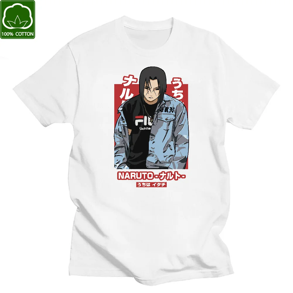 

Japanese cartoon ninja Sasuke 2021 t-shirt Unisex Cotton Tee T shirt Short sleeve Vintage Tops Femme Print Hip Hop Kawaii Casual