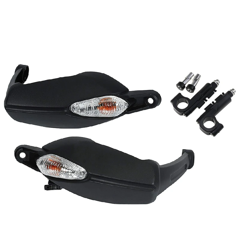 

Right Brake Side Left Clutch Side HandGuard Handlebar with Light for DUCATI Hypermotard 820 Hyperstrada 821 2013-2015