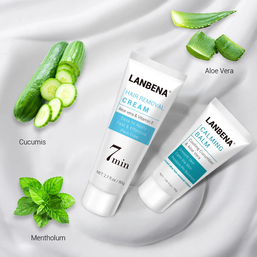 LANBENA крем для удаления волос безболезненное удаление депиляция успокаивающий бальзам нежный эффективный Эпилятор питательный восстанавливающий уход за телом 80 г