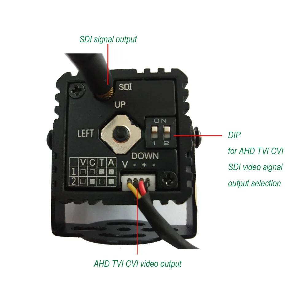 Новая 1080P EX SDI AHD CVI TVI Anlaog 6 в 1 3 7 мм объектив мини камера видеонаблюдения|cameras