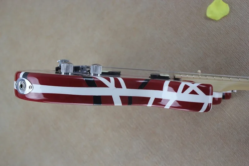 Высокое качество-новое поступление EVH Вольфганг Custom Shop электрогитара в красно-белой линии оптом 150604