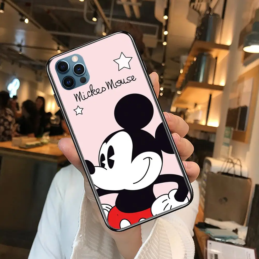 Чехлы для телефонов с рисунком из мультфильма парочка мышей Disney чехол iphone 11 Pro Max 12