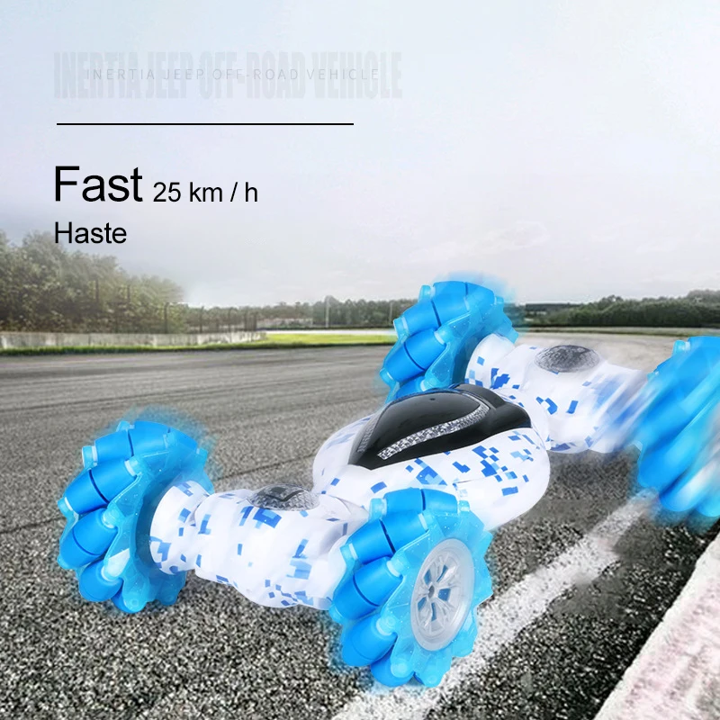 Автомобиль внедорожник с дистанционным управлением и жестами в масштабе