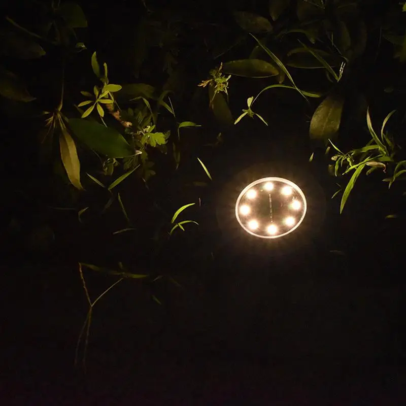 Наземная лампа IP65 водонепроницаесветильник на солнечной батарее 12