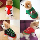 Рождественская Одежда для собак, Новогодняя куртка для собаки, модный костюм, пальто для щенка, зимняя одежда, футболка для маленьких и средних собак, чихуахуа