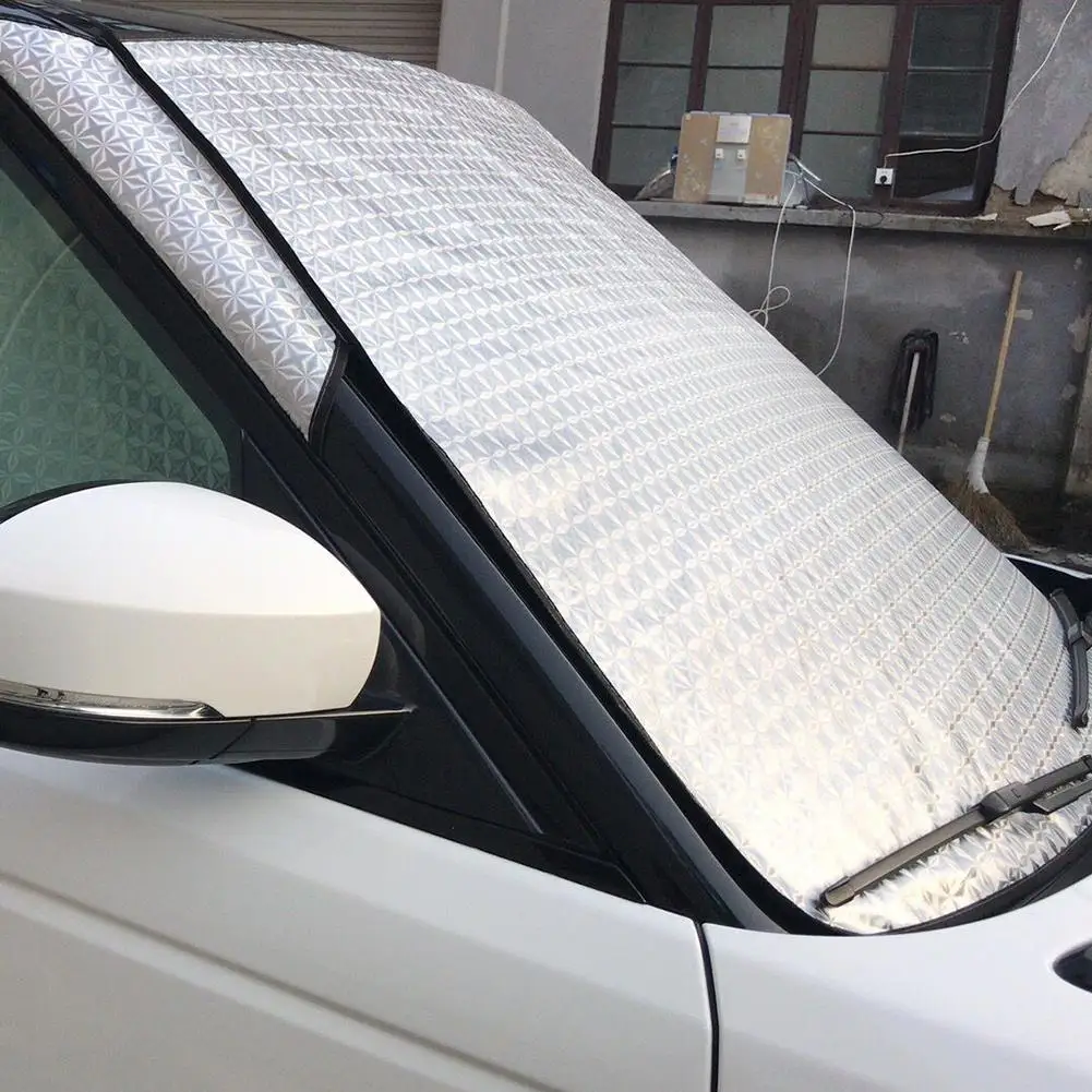 

Car Windshield Sun Shade Foldable Auto Front Windshield Sunshade Blocks UV Rays Sun Visor Protector for Keep Your Vehicle Cool