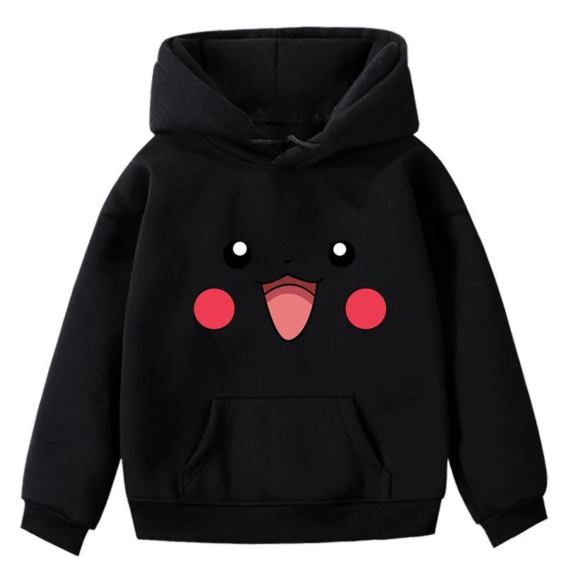 Hoodies 3 Новое поступление, осенне-зимнее пальто толстовки с принтом Покемон Пикачу Детские толстовки для мальчиков Детский ребенок дошкольного возраста девочки младенец, одежда - Цвет: Hoodies 3