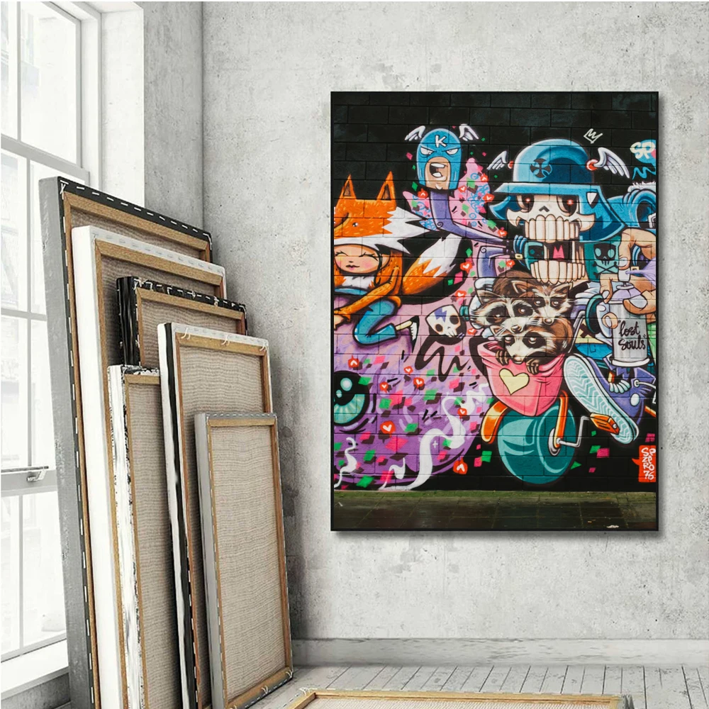 

Decoration for Home Number Painting Scandinavian Style HD Anime Poster Home Decorative Painting Room Decoration