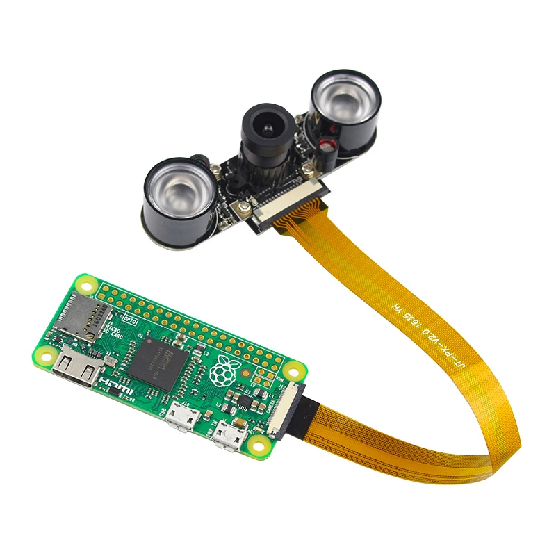 Оригинальный Raspberry Pi Zero W с камерой ночного видения 5 Мп 1080P акриловый чехол GPIO Header