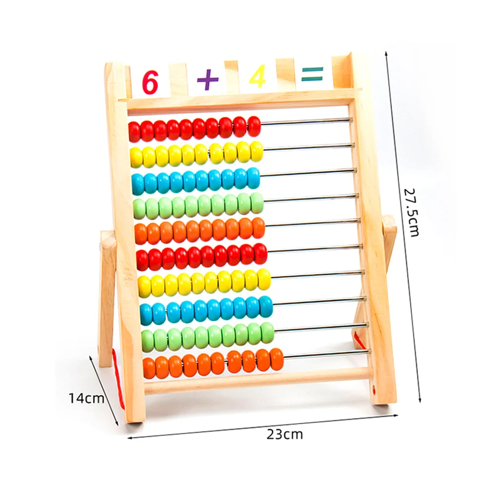 Детская деревянная математические игрушки арифметика расчет счетчик номер
