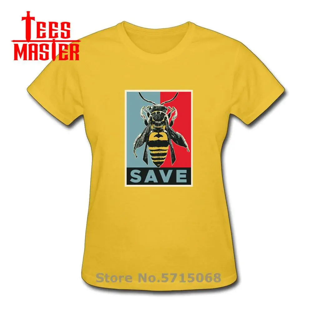 Футболка с надписью Save The Bees волонтерская футболка женская принтом Earth Environmental Bee