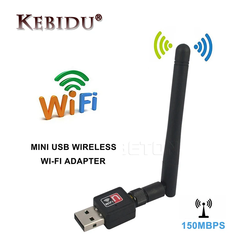 Мини USB WiFi LAN адаптер Kebidu 150 Мбит/с MT7601 беспроводной м Сетевая карта|Сетевые карты| |