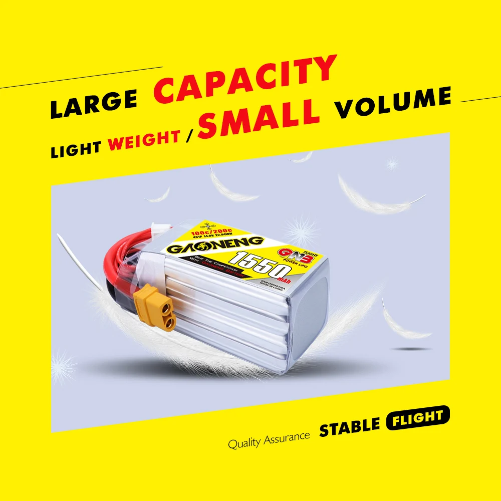 Аккумуляторная батарея Gaoneng GNB перезаряжаемый Разъем XT60 для радиоуправляемых