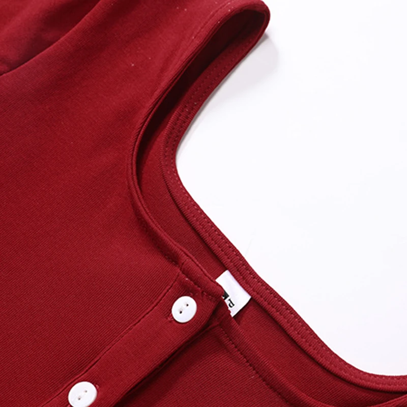 

Women's Cotton Short T Shirt Summer Casual Clothing Round Neck Short Sleeve Button Tailored Top Ladies Shirt Female 3 Color Tees