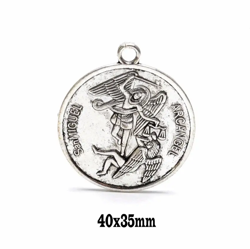 Подвеска под античное серебро подвеска SanMIGUEL ARCANGEL TETRAGRAMMATON амулет 10 шт. 40 х35 мм |