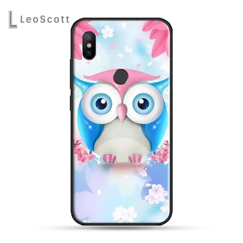 

Cute Owl Lover Cartoon Phone Case For Xiaomi Redmi note 7 8 9 t k30 max3 9 s 10 pro lite