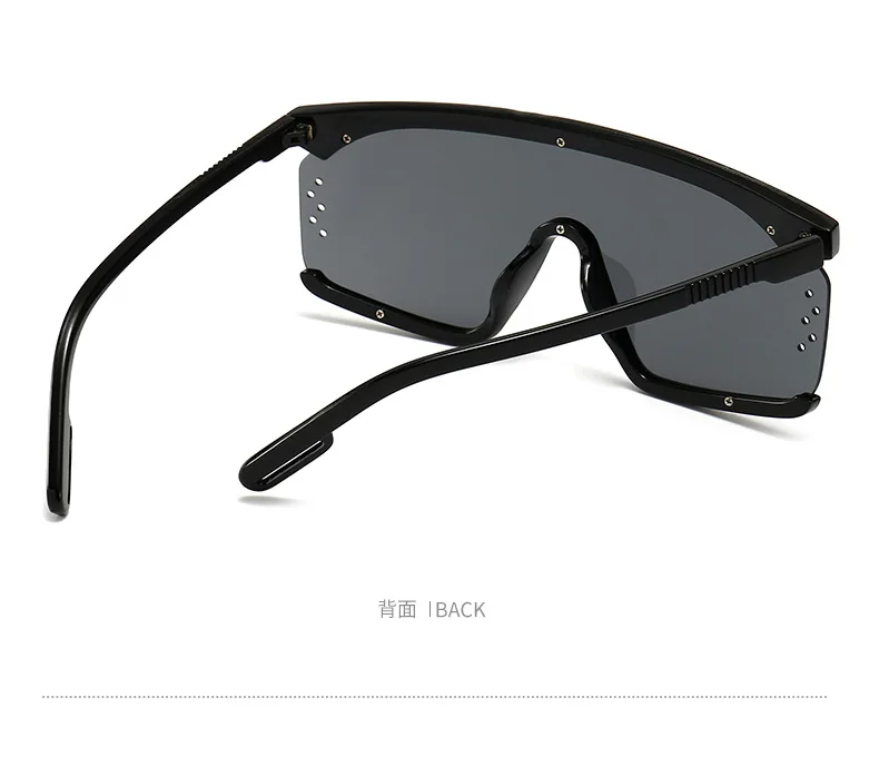 

One-Piece Goggles Sunglasses Men Women Personality Fashion Big Frame Retro Sunglasses Street Fashion Trendy 2515