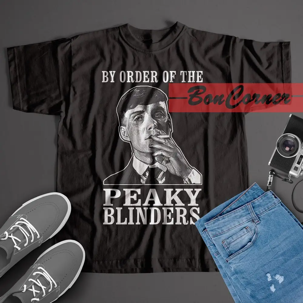 Винтажная Футболка Thommas Shellby Tribute в стиле ретро 90-х годов по заказу сериале с