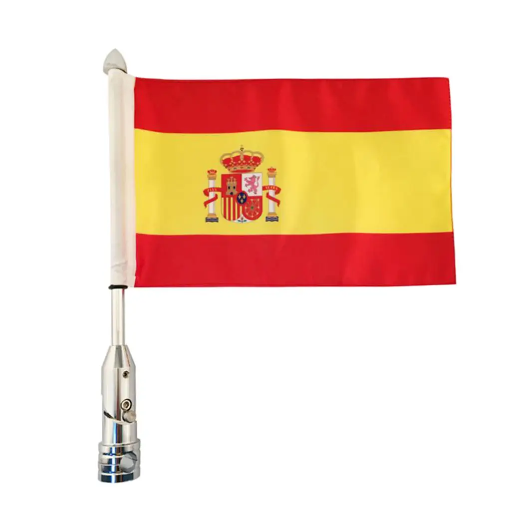

Luggage Rack Bracket Mount + Spain ES Flag for XL 883 1200