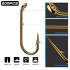 200 шт. рыболовные Крючки 8121416 Размеры одинарный крючок японский Fly помочь рыболовный крючок высокое качество форель рыболовные принадлежности