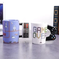 game handle ceramic cup game console handle mug home decoration ornaments office creative game modeling cup