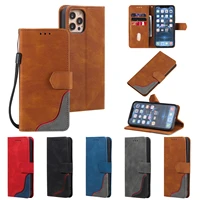 luxury flip leather case for iphone 12 mini 11 pro max xr x xs se 2020 6 7 8 plus wallet shockproof full protection lanyard capa