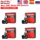 4 шт. Autel 2 в 1 MX-Sensor двойная частота (315 МГц + 433 МГц) OE-уровень универсальный программируемый TPMS датчик s для давления в шинах