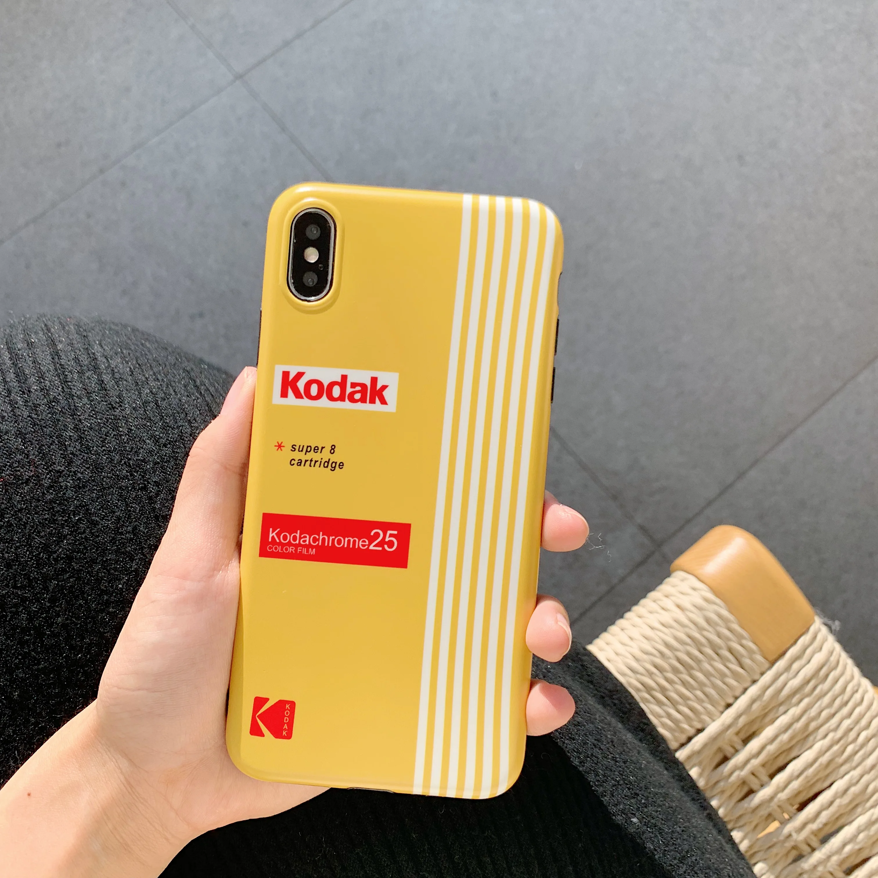 Классический чехол для телефона Kodak с полым логотипом мягкий прозрачный