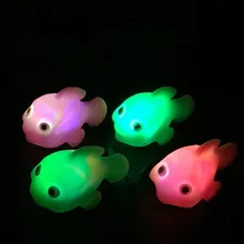 Детская ванночка мигающий светильник в воде игрушки реакция Мигает детские Ванная комната игрушки светодиодный светильник игрушки для ванной комнаты