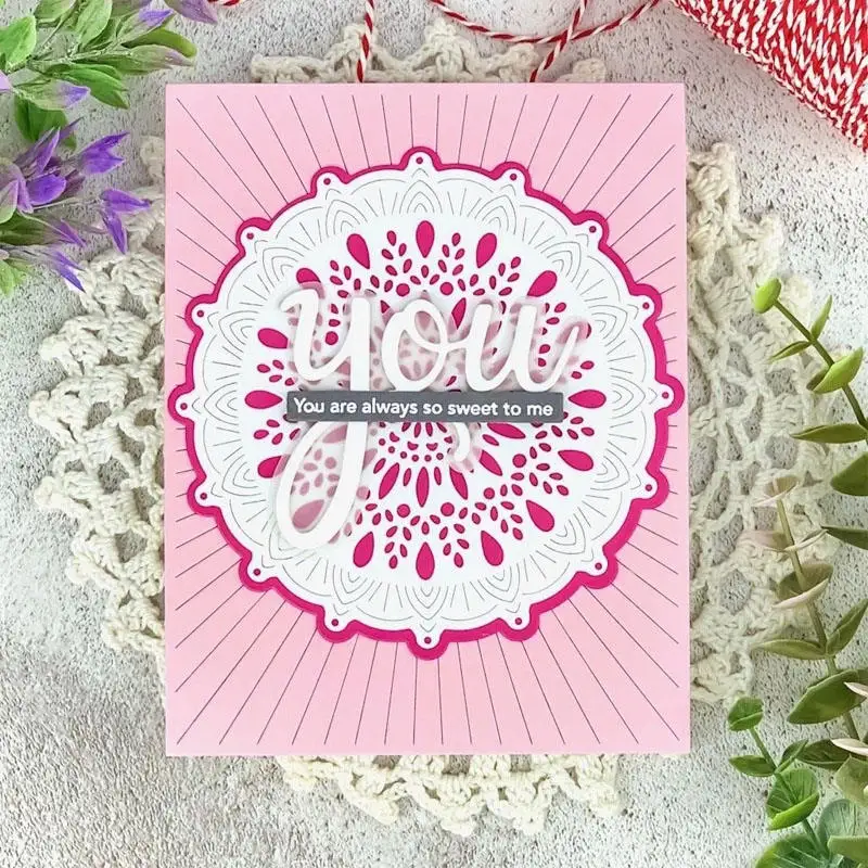 

Circle Background Frame New 2020 Metal Cutting Dies Stencils For DIY Scrapbooking Paper Card Making Decor Craft Newest