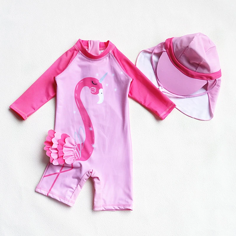 Новинка 2019 года купальный костюм для девочек от 3 до 7 лет детский купальник с