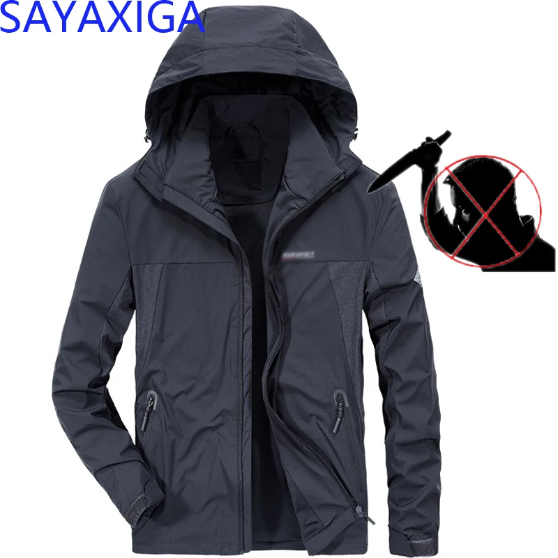 2019Self-defense Men jacket anti cut stab resistant security blade proof police swat clothing stealth arme de defence tops | Мужская