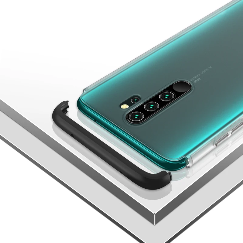 Для redmi note 8 Pro Чехол тонкий жесткий PC полупрозрачный матовый защитный чехол