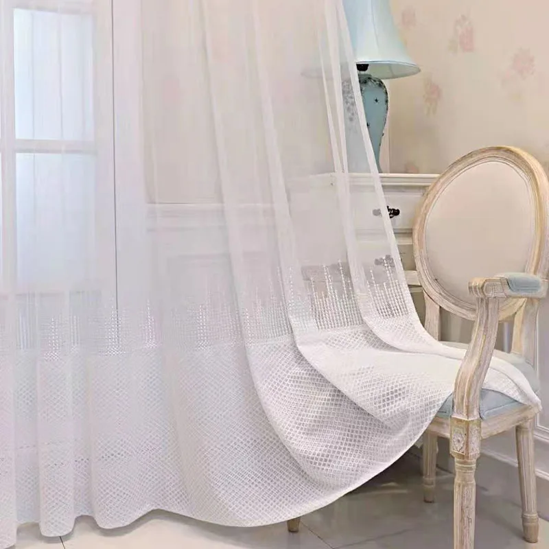 Продвижение Горячая Распродажа домашний Шторы вышивка Частицы дизайн тюль для